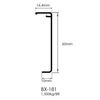 BX181P Capa para BX180 preto